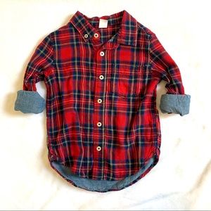 Gap plaid shirt. 4T